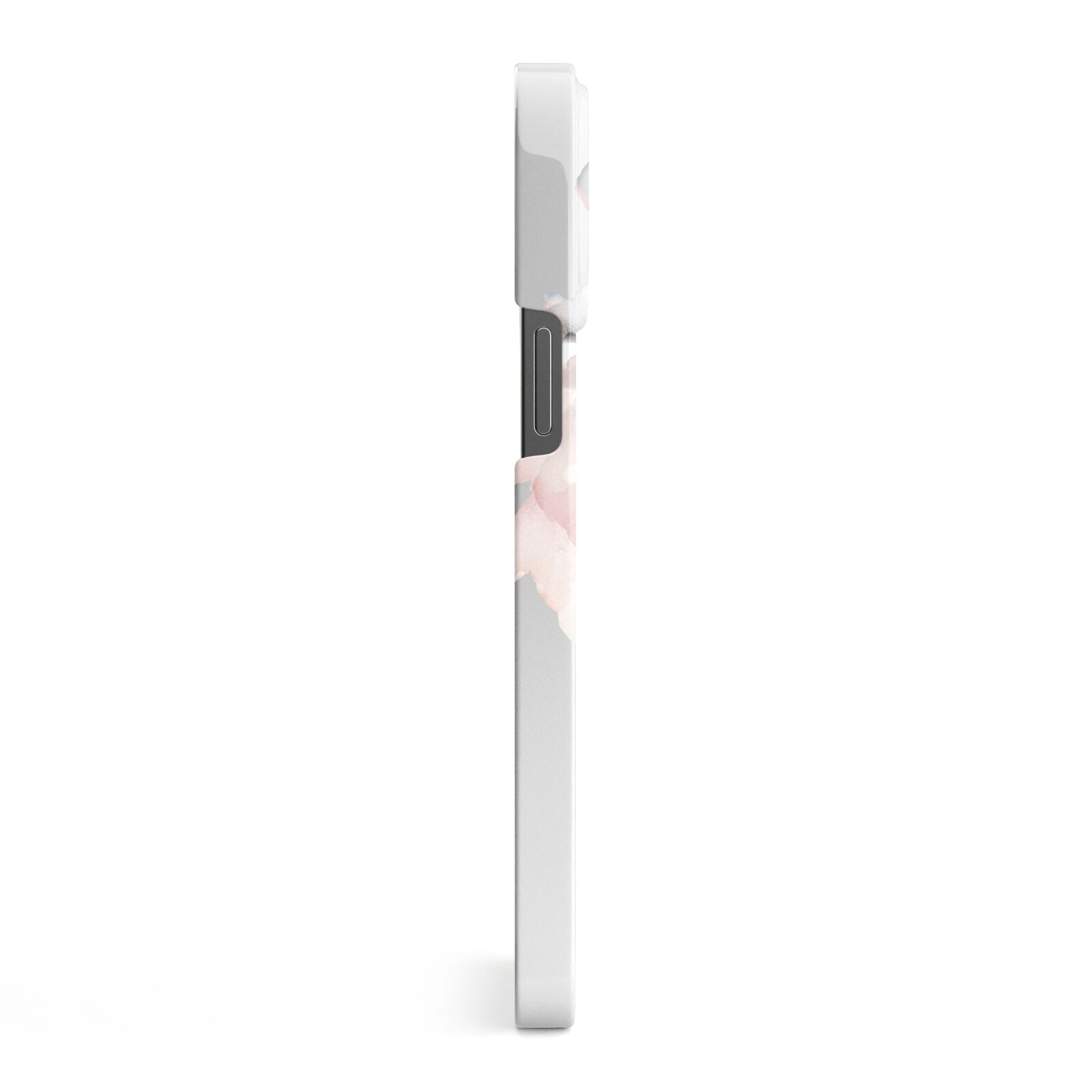 Personalised Name Roses Watercolour iPhone 13 Pro Max Side Image 3D Snap Case