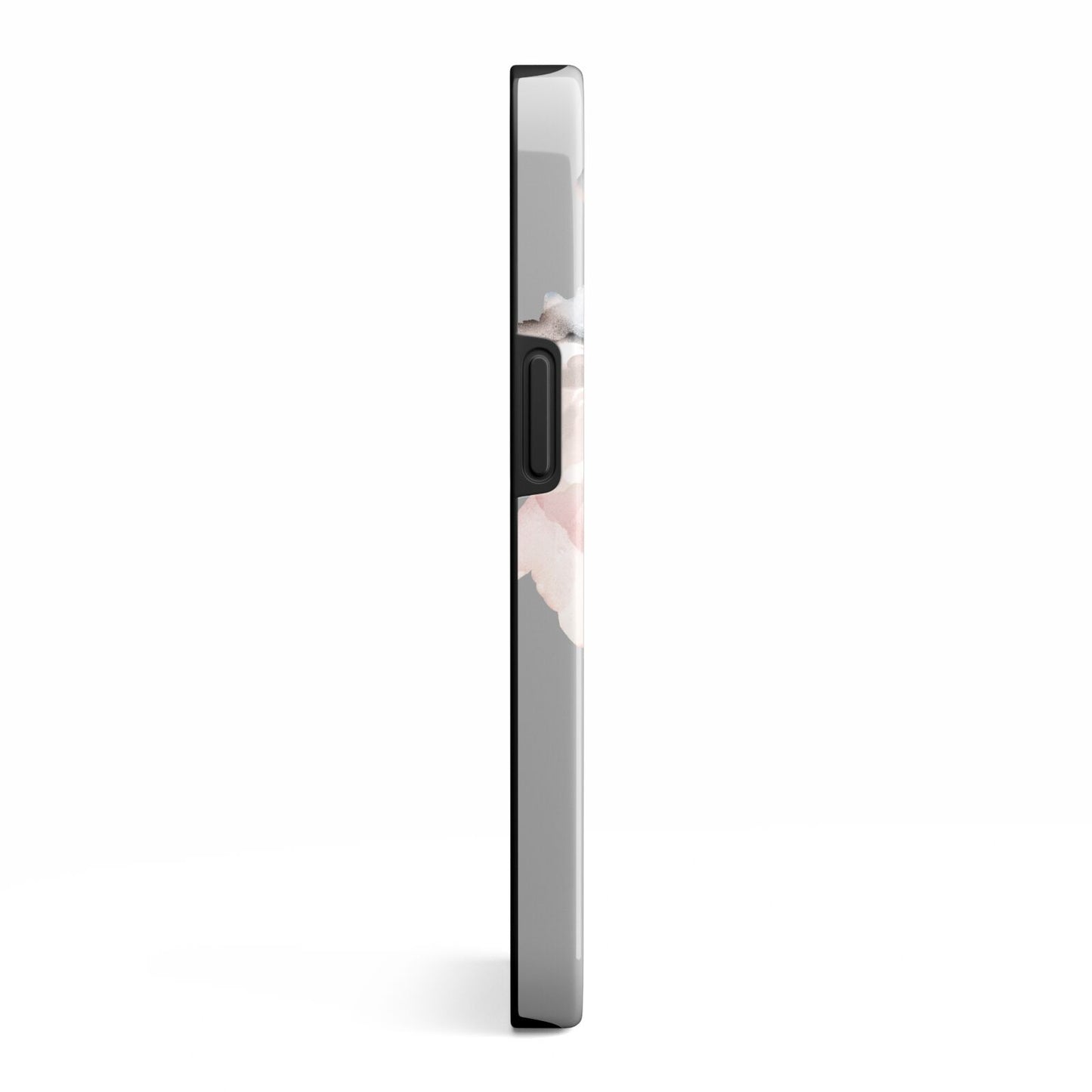 Personalised Name Roses Watercolour iPhone 13 Side Image 3D Tough Case