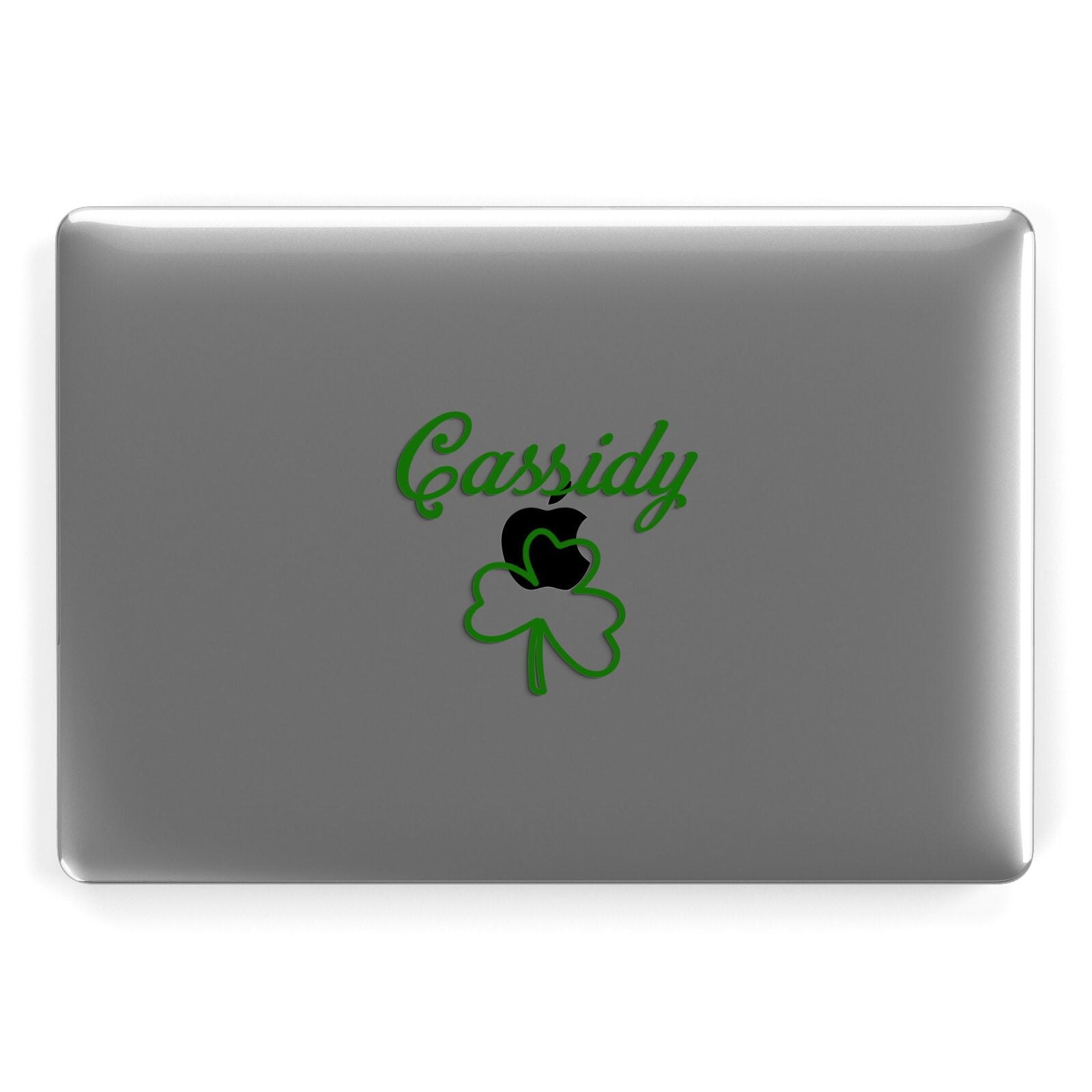 Personalised Name Shamrock Apple MacBook Case