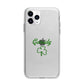 Personalised Name Shamrock Apple iPhone 11 Pro in Silver with Bumper Case