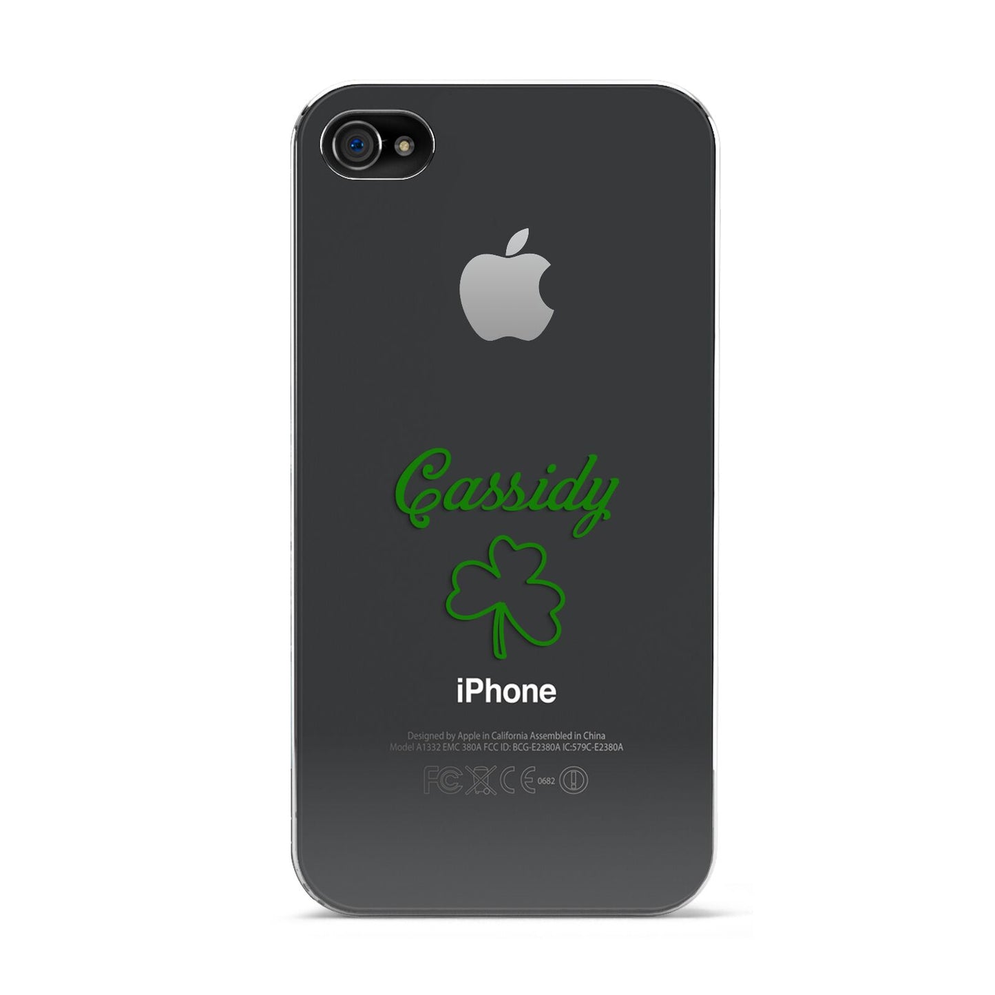 Personalised Name Shamrock Apple iPhone 4s Case