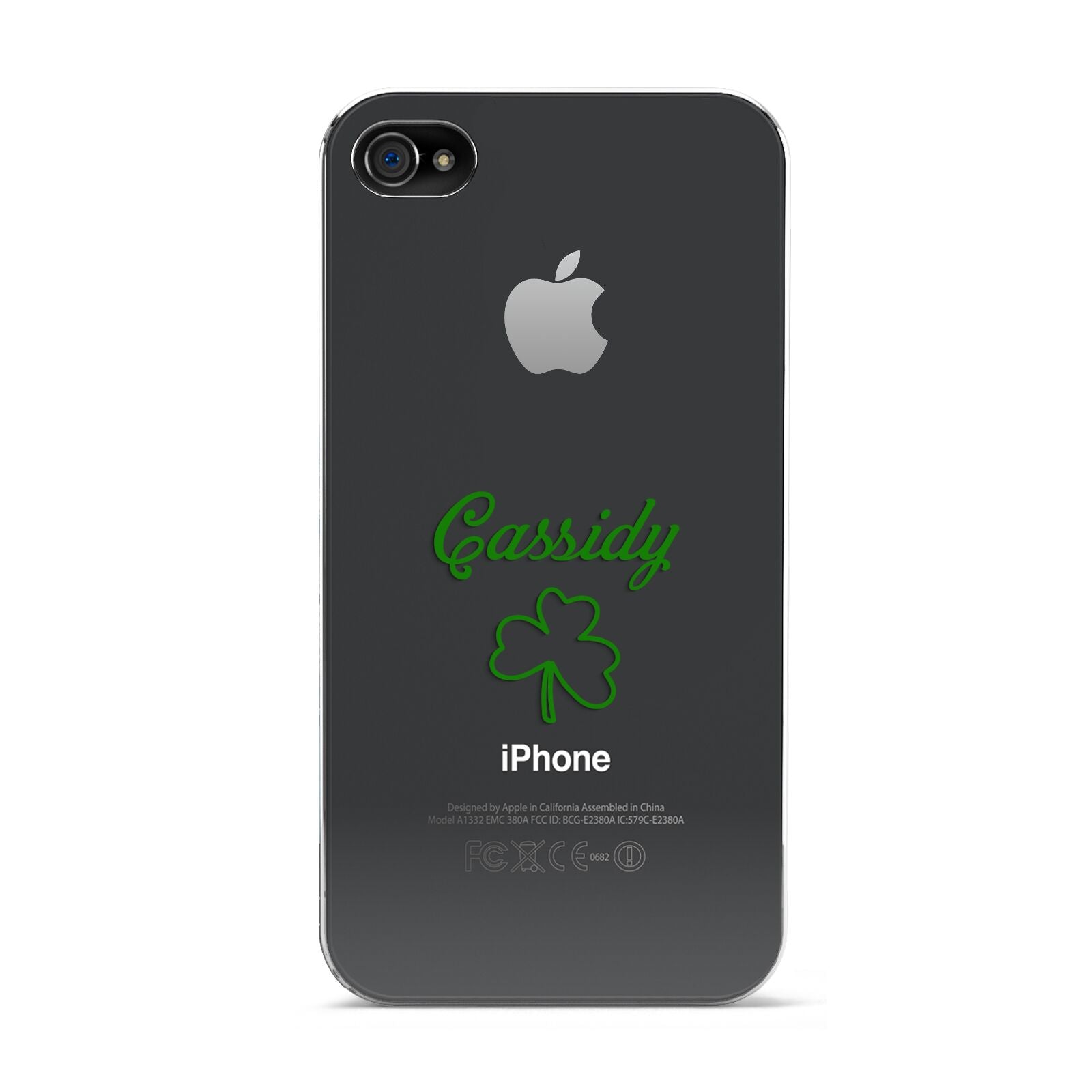 Personalised Name Shamrock Apple iPhone 4s Case