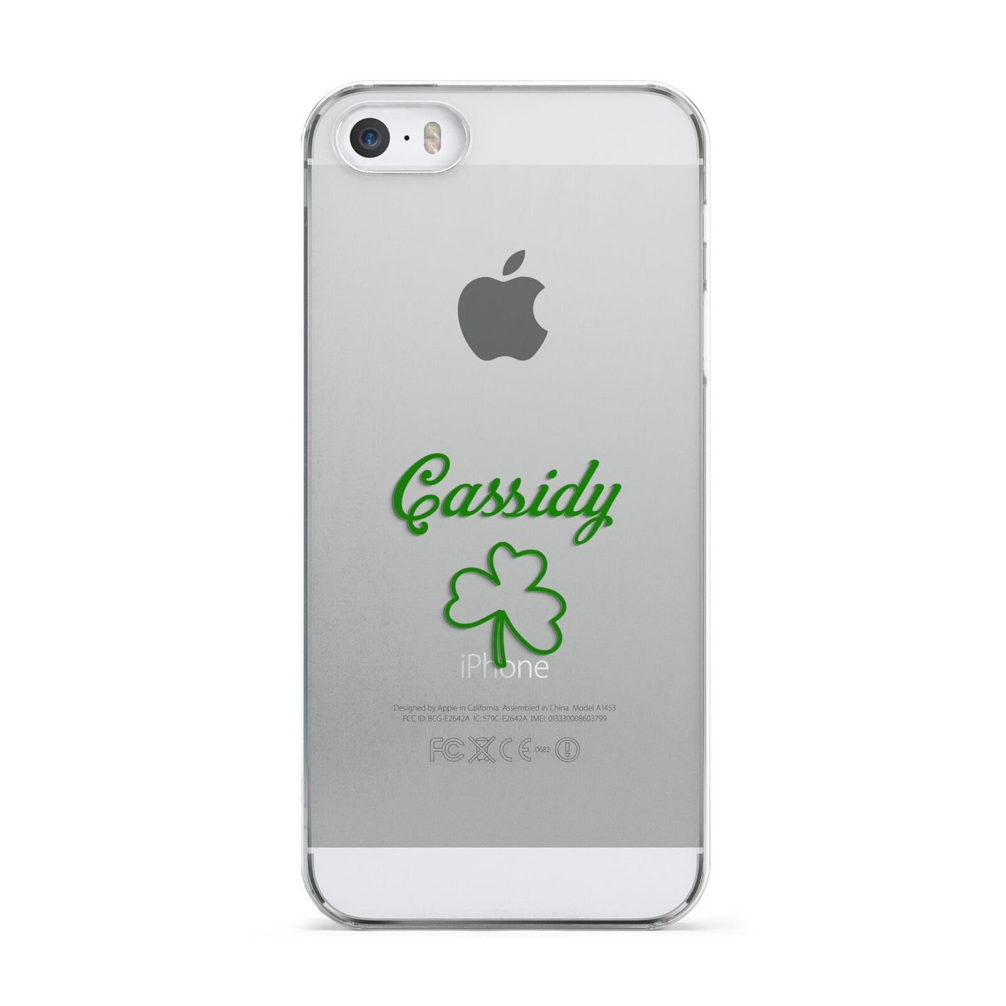 Personalised Name Shamrock Apple iPhone 5 Case