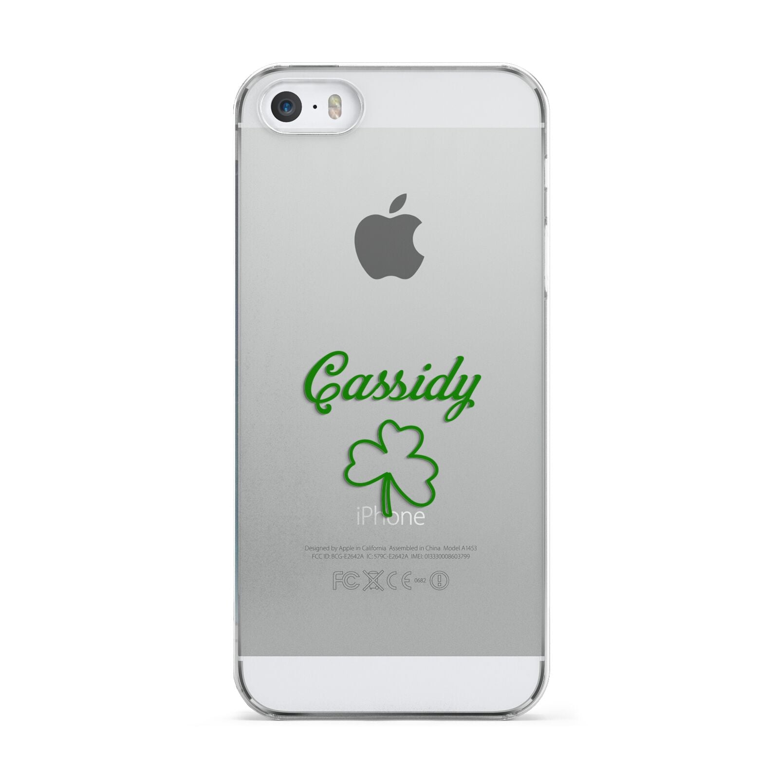 Personalised Name Shamrock Apple iPhone 5 Case