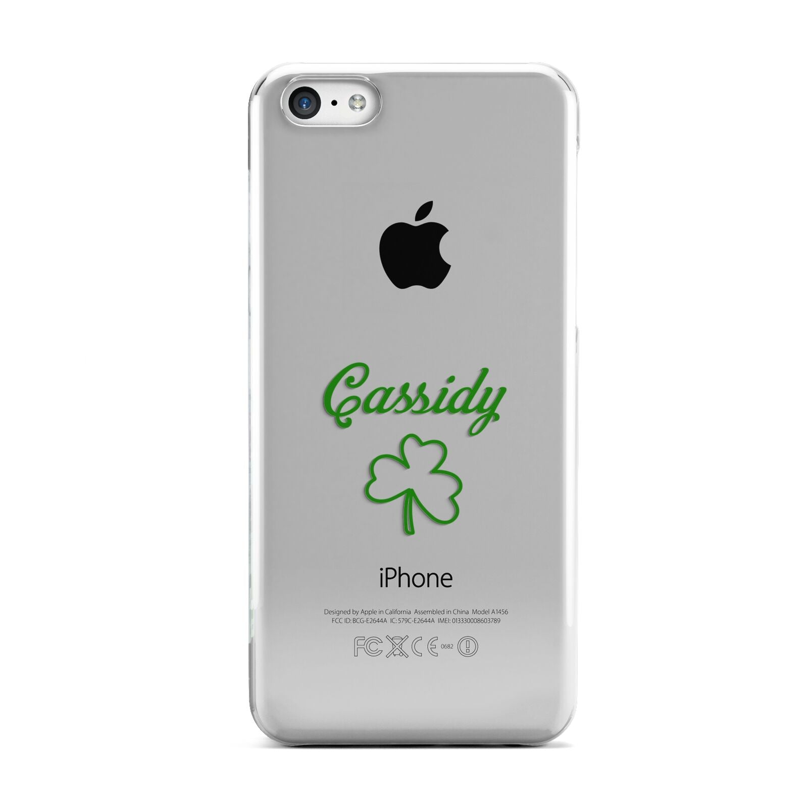 Personalised Name Shamrock Apple iPhone 5c Case