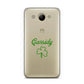 Personalised Name Shamrock Huawei Y3 2017
