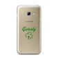 Personalised Name Shamrock Samsung Galaxy A3 2017 Case on gold phone