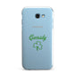 Personalised Name Shamrock Samsung Galaxy A7 2017 Case