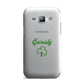 Personalised Name Shamrock Samsung Galaxy J1 2015 Case