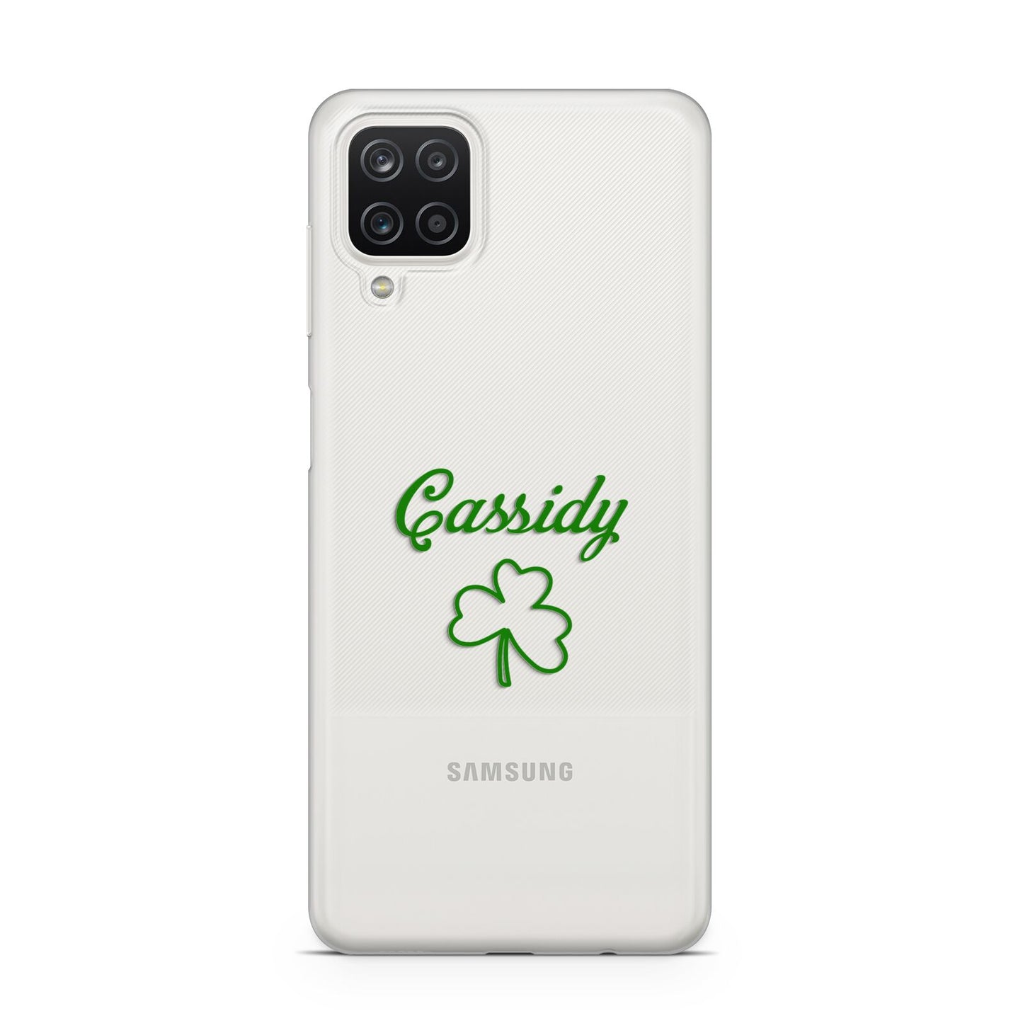 Personalised Name Shamrock Samsung M12 Case