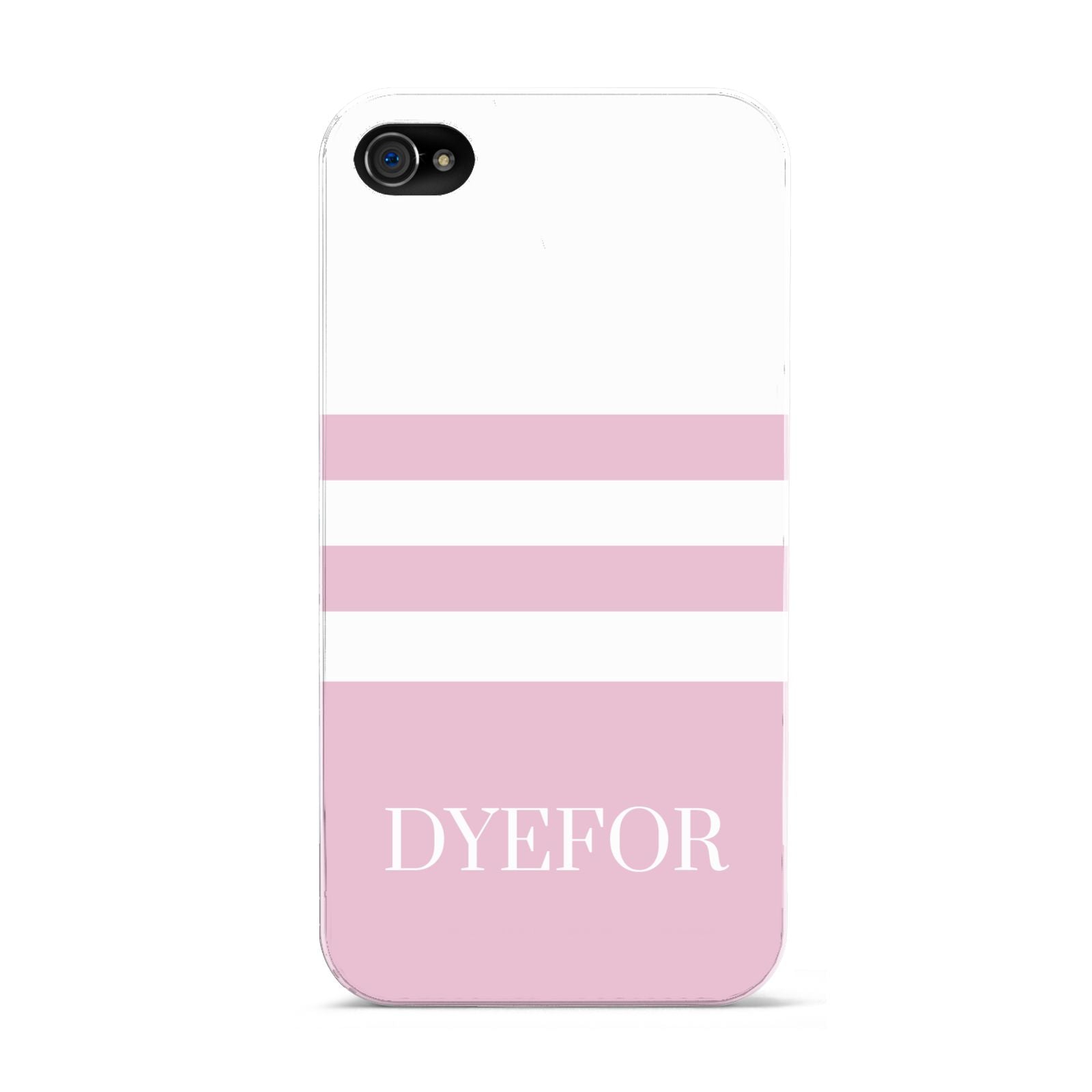 Personalised Name Striped Apple iPhone 4s Case