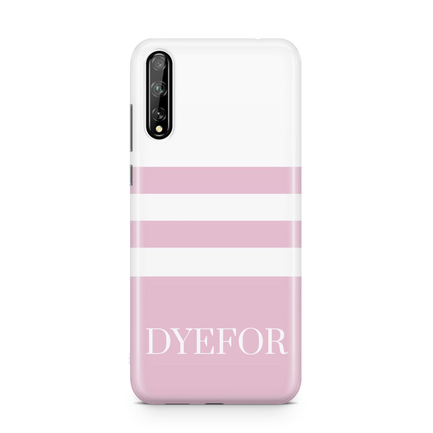 Personalised Name Striped Huawei Enjoy 10s Phone Case