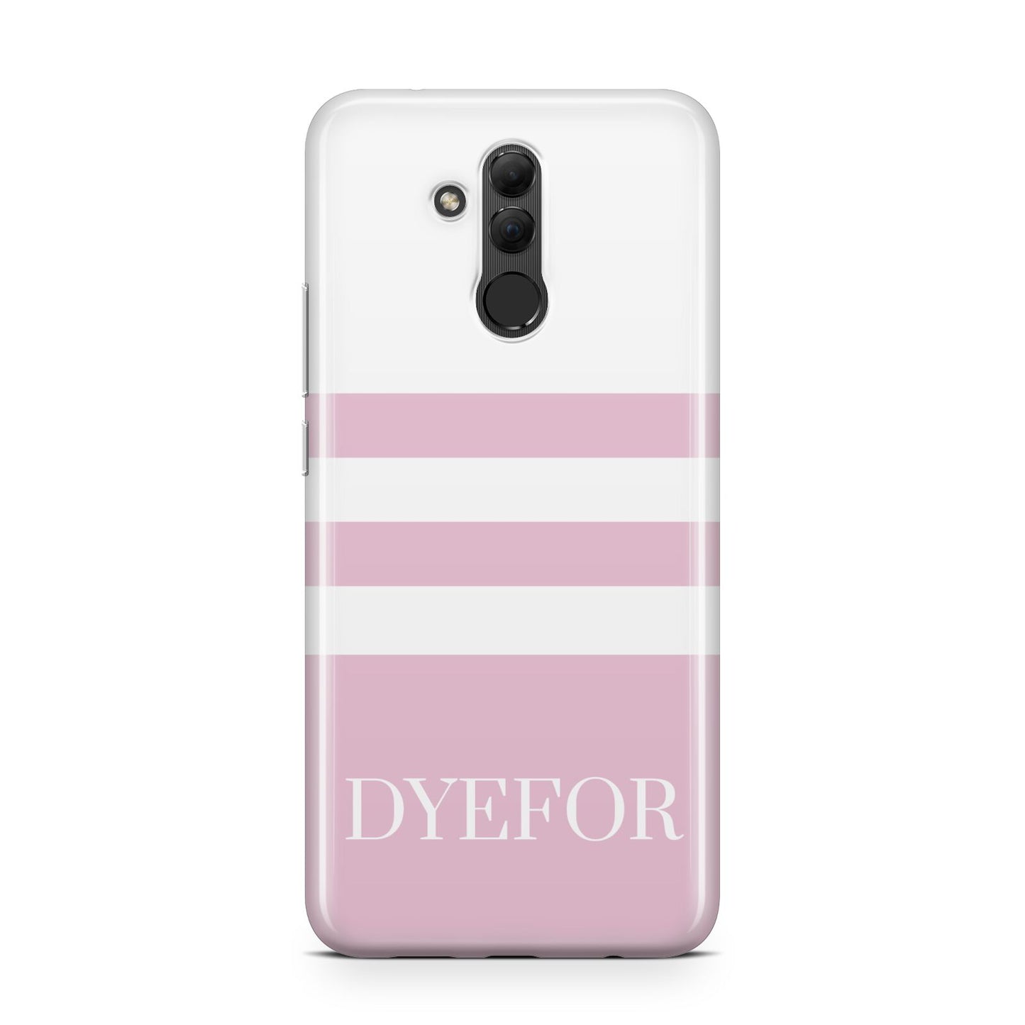 Personalised Name Striped Huawei Mate 20 Lite