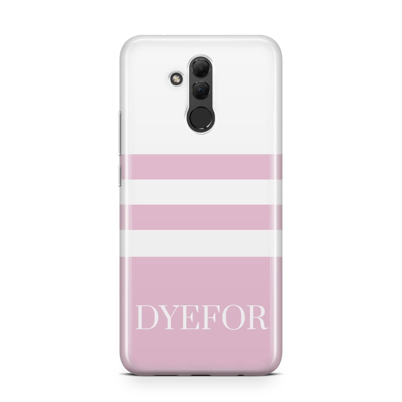Personalised Name Striped Huawei Mate 20 Lite