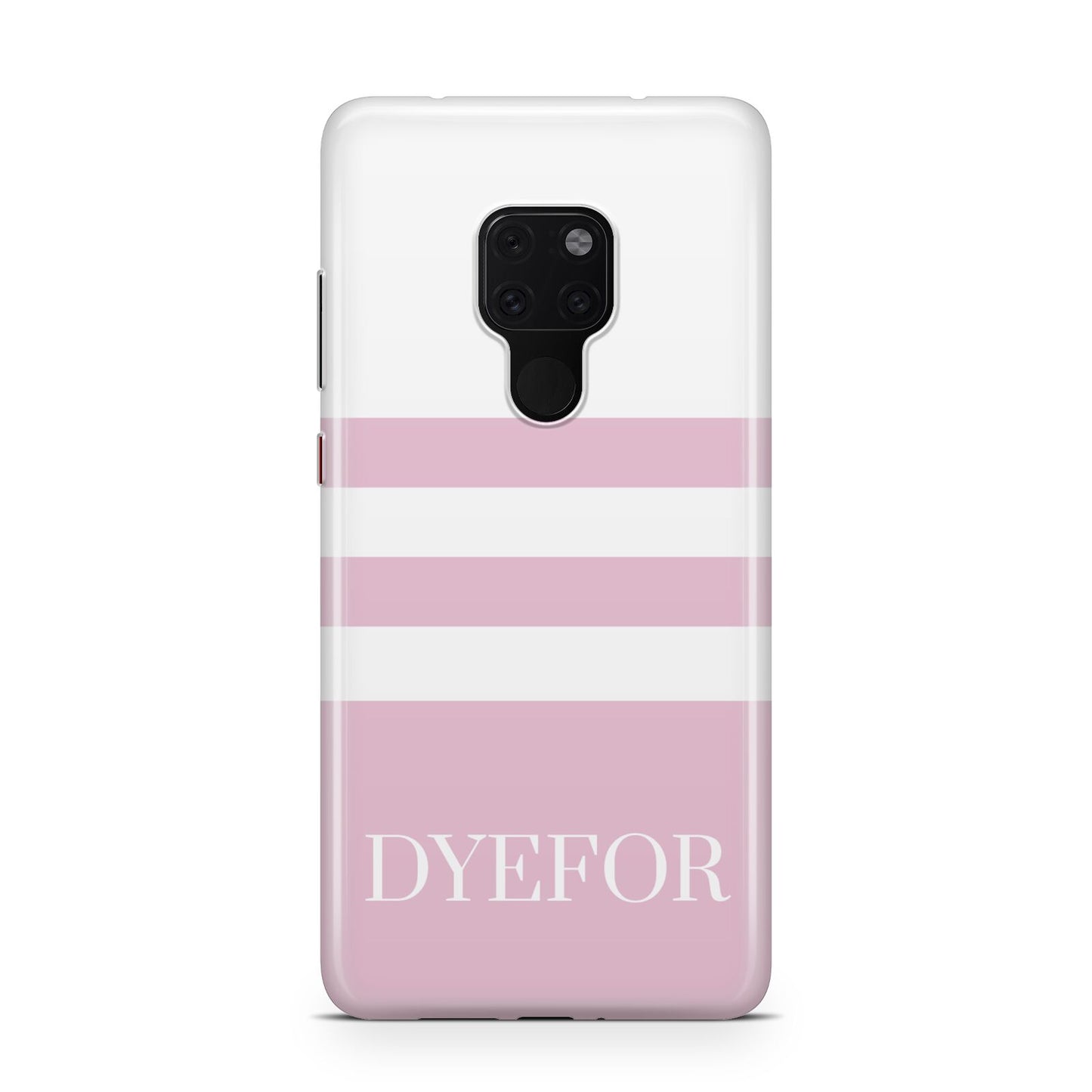 Personalised Name Striped Huawei Mate 20 Phone Case
