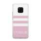Personalised Name Striped Huawei Mate 20 Pro Phone Case