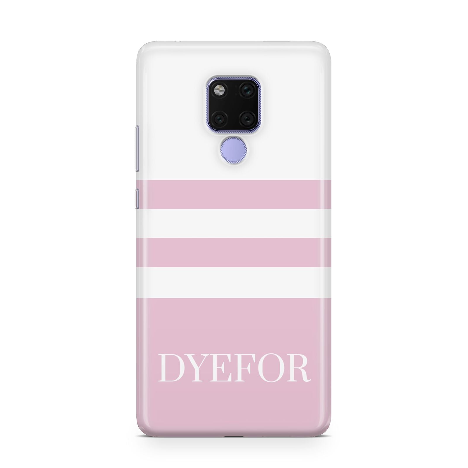 Personalised Name Striped Huawei Mate 20X Phone Case