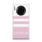 Personalised Name Striped Huawei Mate 30 Pro Phone Case