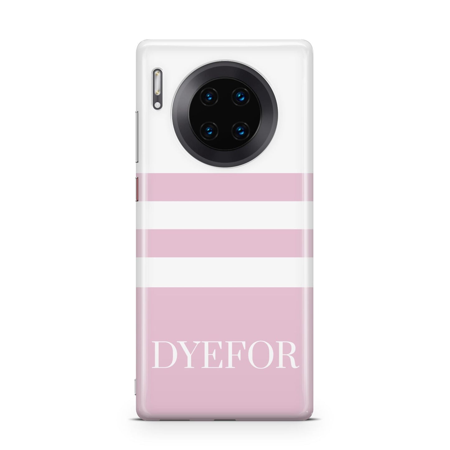Personalised Name Striped Huawei Mate 30 Pro Phone Case