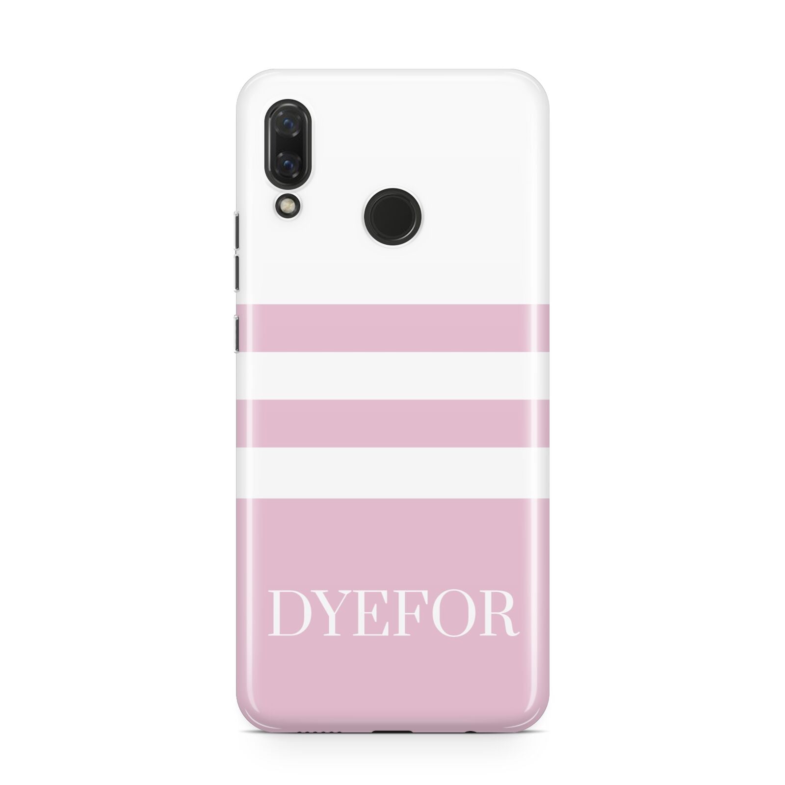 Personalised Name Striped Huawei Nova 3 Phone Case