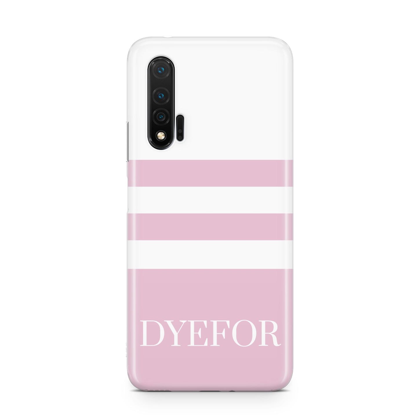 Personalised Name Striped Huawei Nova 6 Phone Case