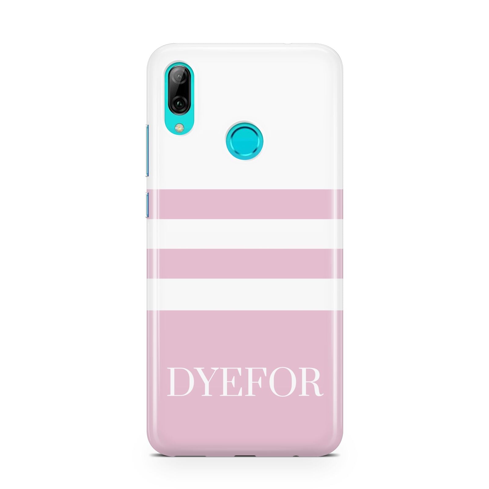 Personalised Name Striped Huawei P Smart 2019 Case