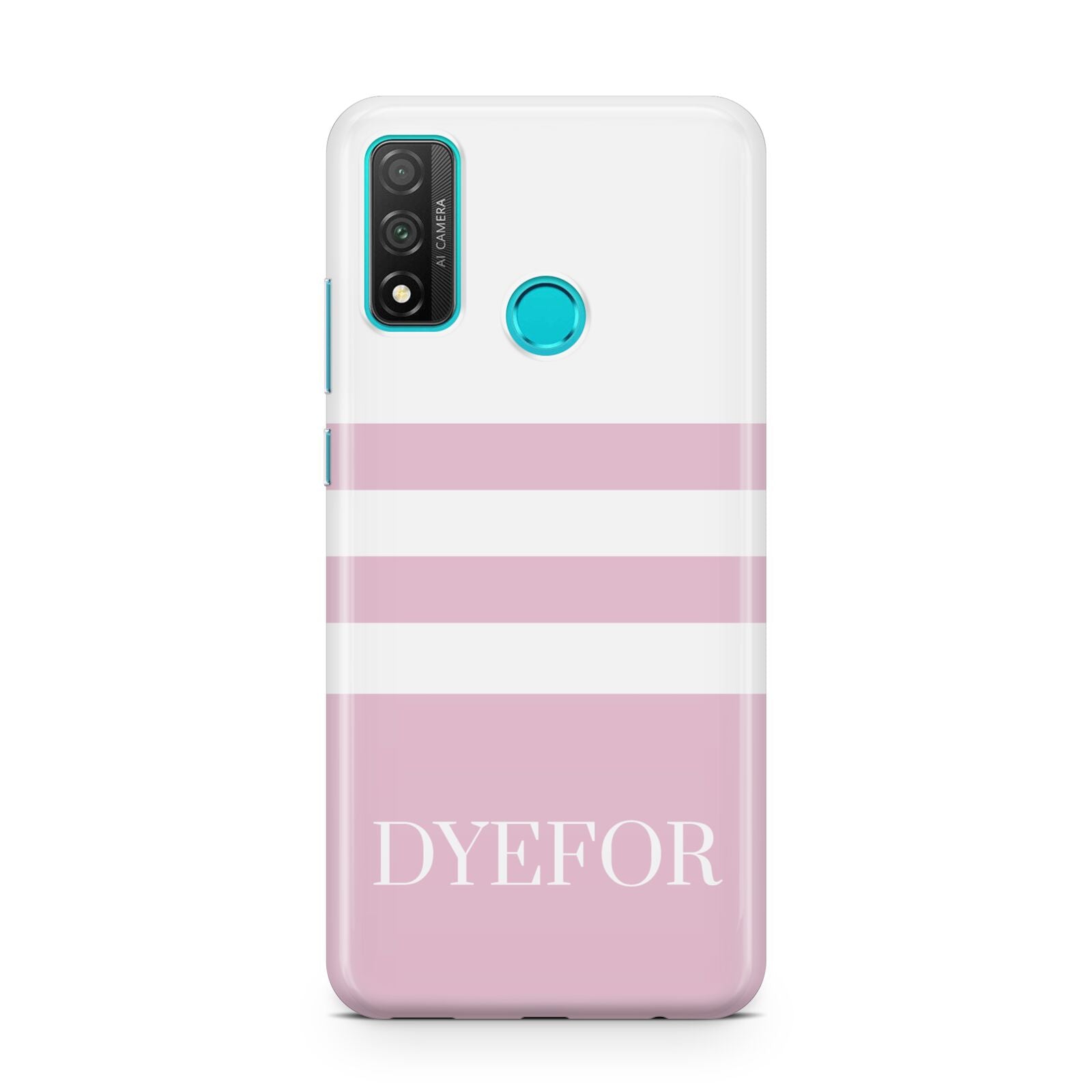 Personalised Name Striped Huawei P Smart 2020