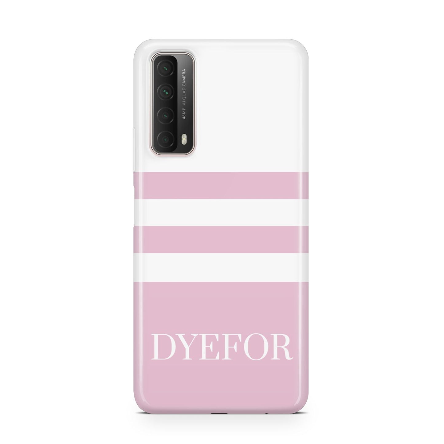 Personalised Name Striped Huawei P Smart 2021