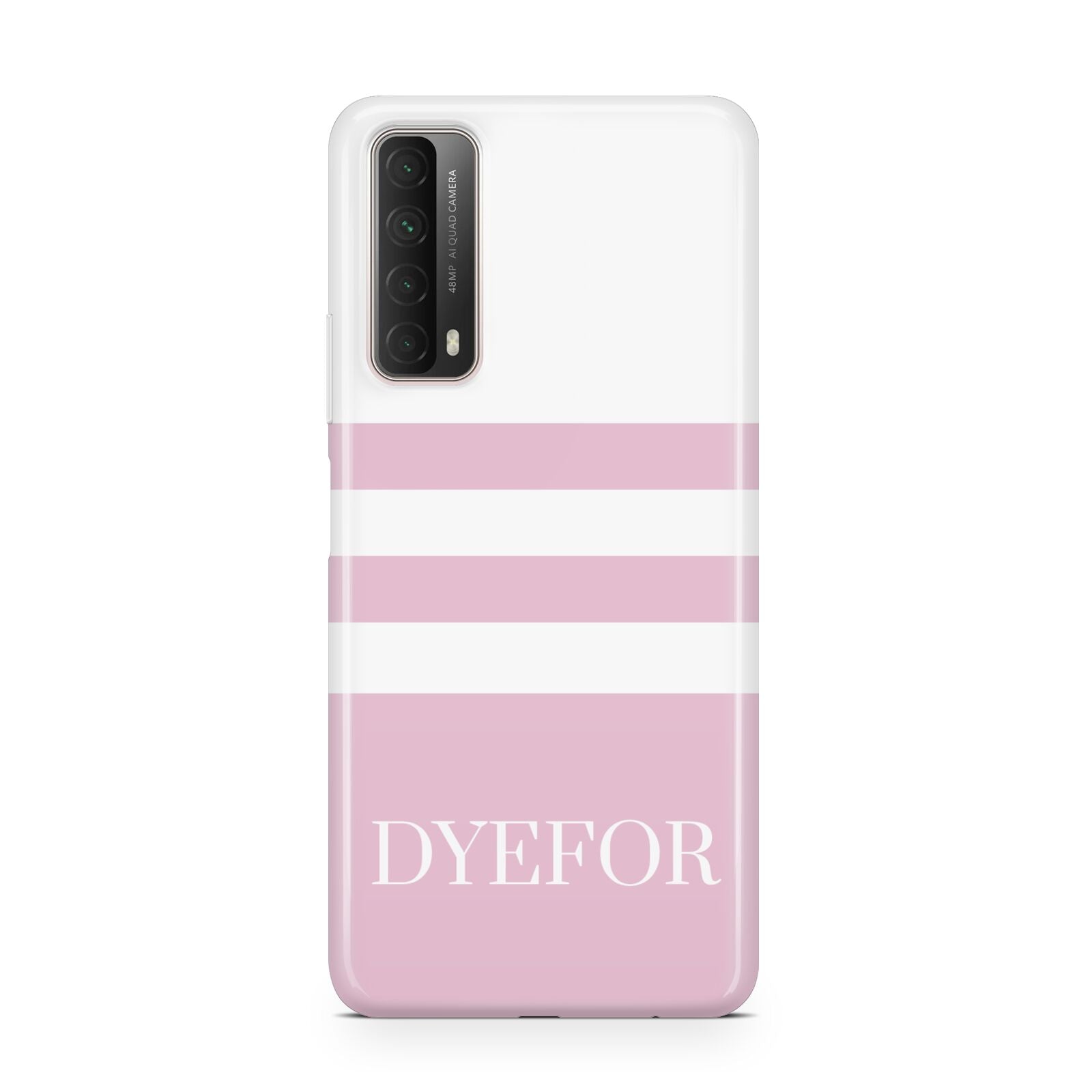 Personalised Name Striped Huawei P Smart 2021