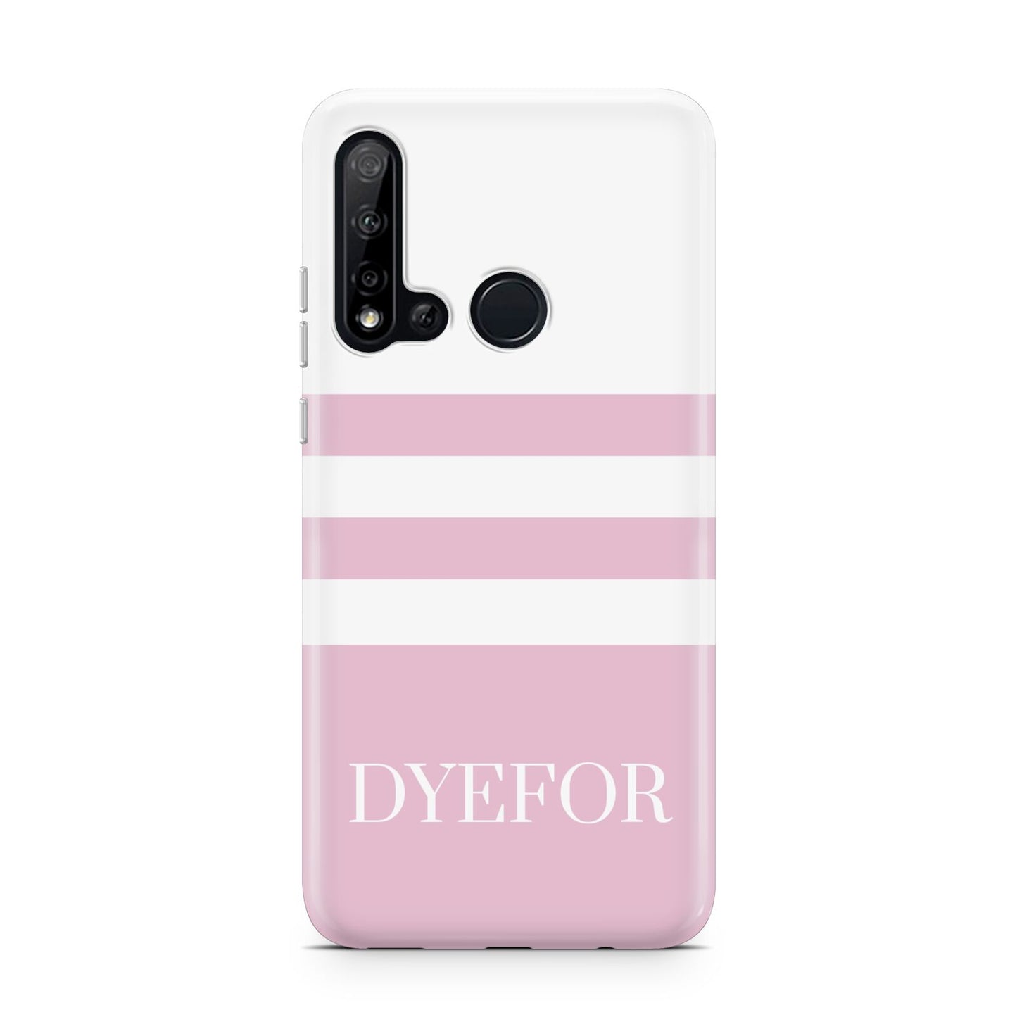 Personalised Name Striped Huawei P20 Lite 5G Phone Case
