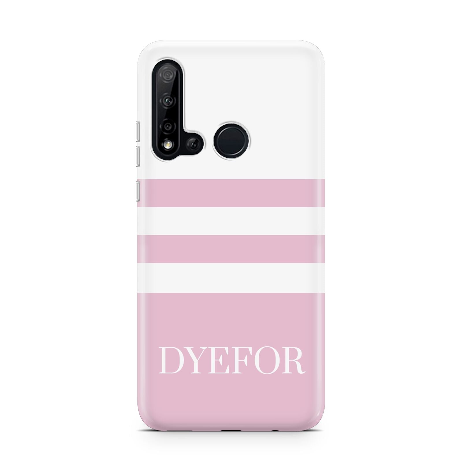 Personalised Name Striped Huawei P20 Lite 5G Phone Case