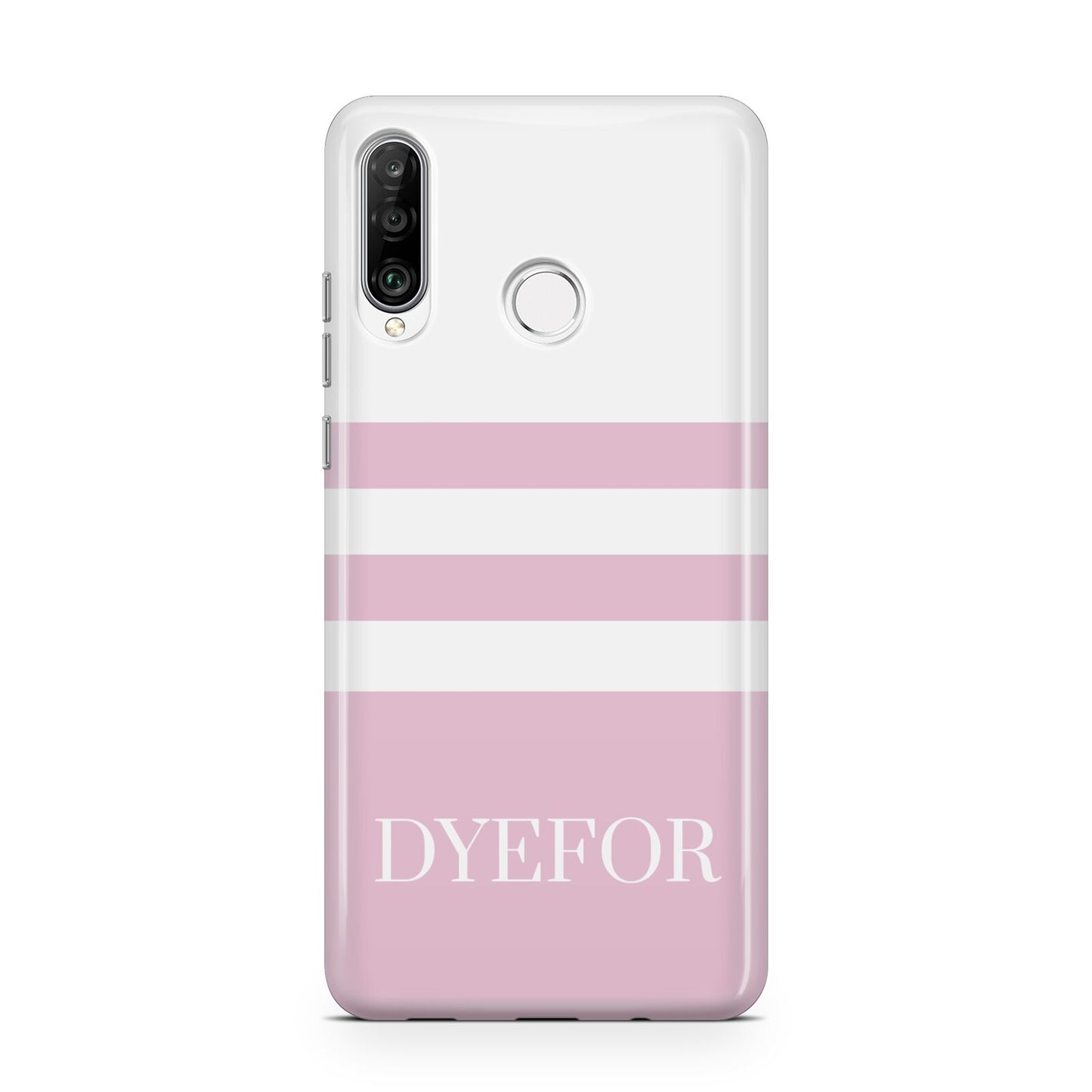 Personalised Name Striped Huawei P30 Lite Phone Case