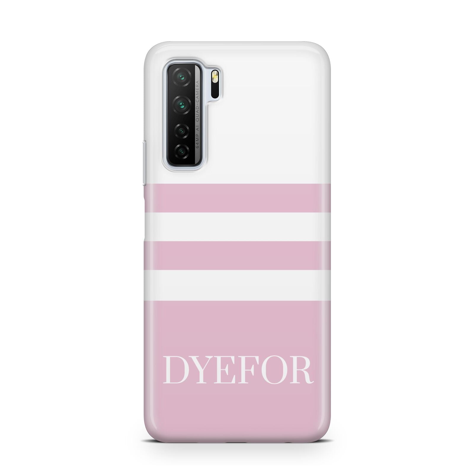 Personalised Name Striped Huawei P40 Lite 5G Phone Case