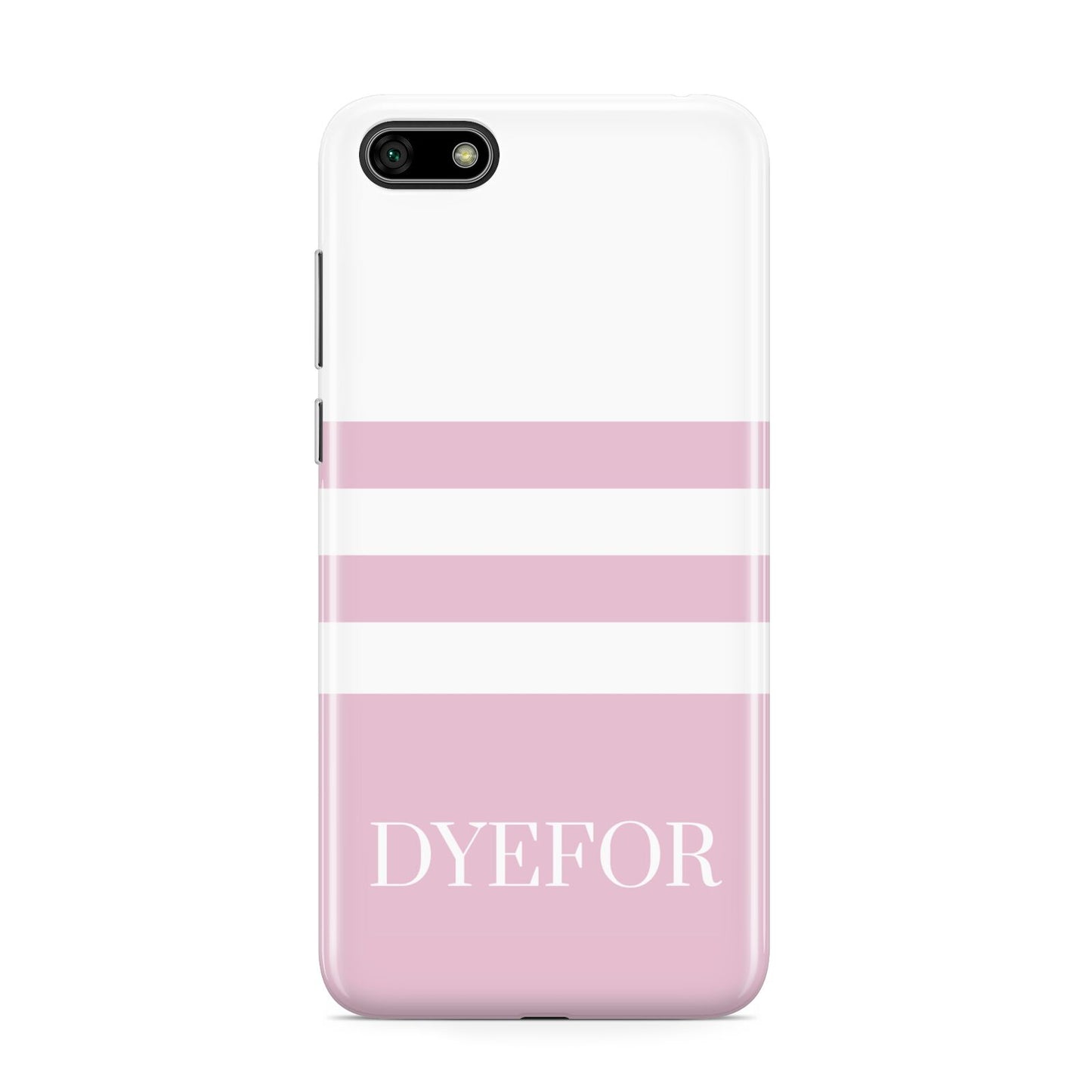 Personalised Name Striped Huawei Y5 Prime 2018 Phone Case