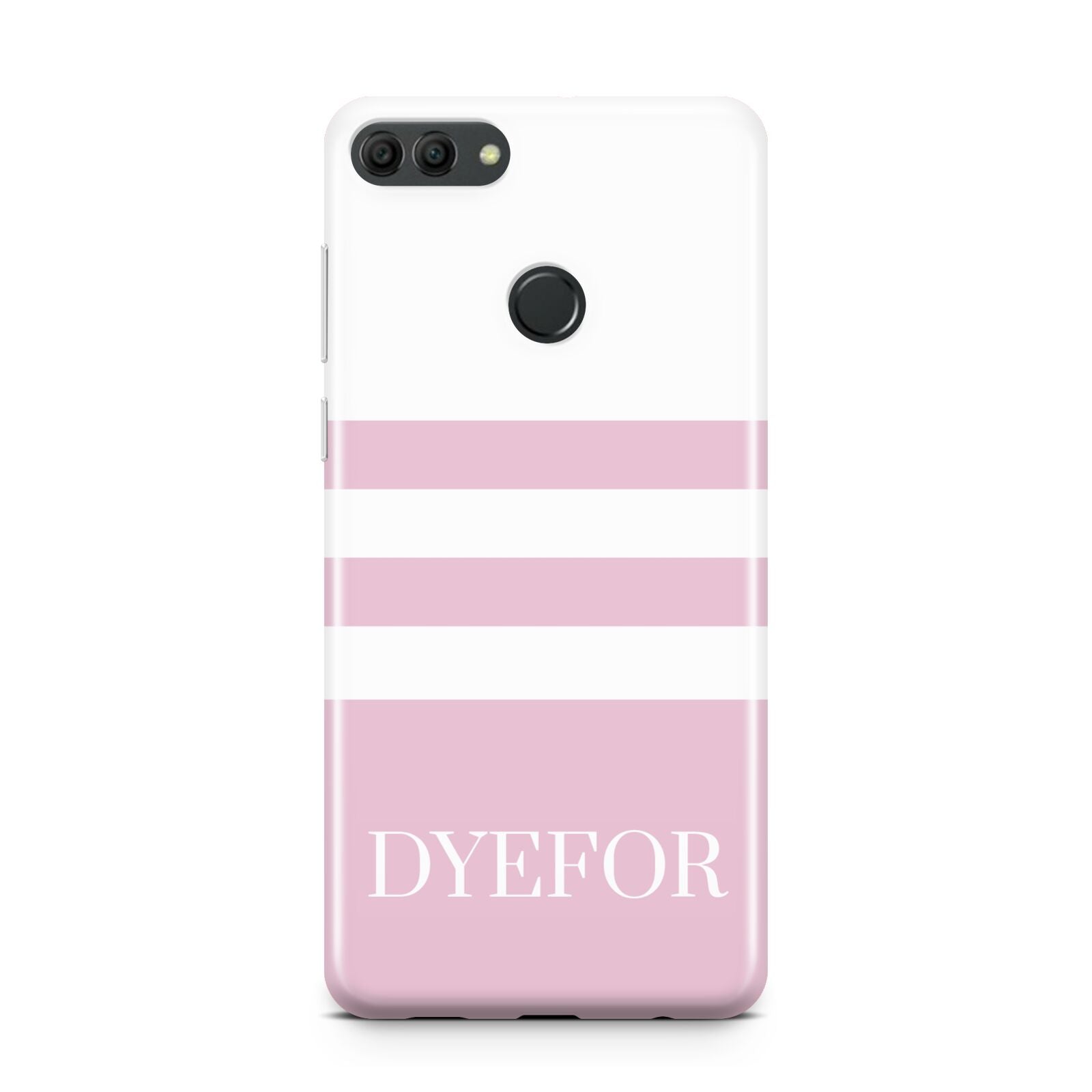Personalised Name Striped Huawei Y9 2018