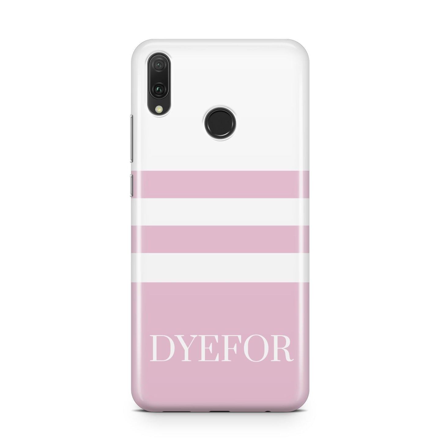 Personalised Name Striped Huawei Y9 2019