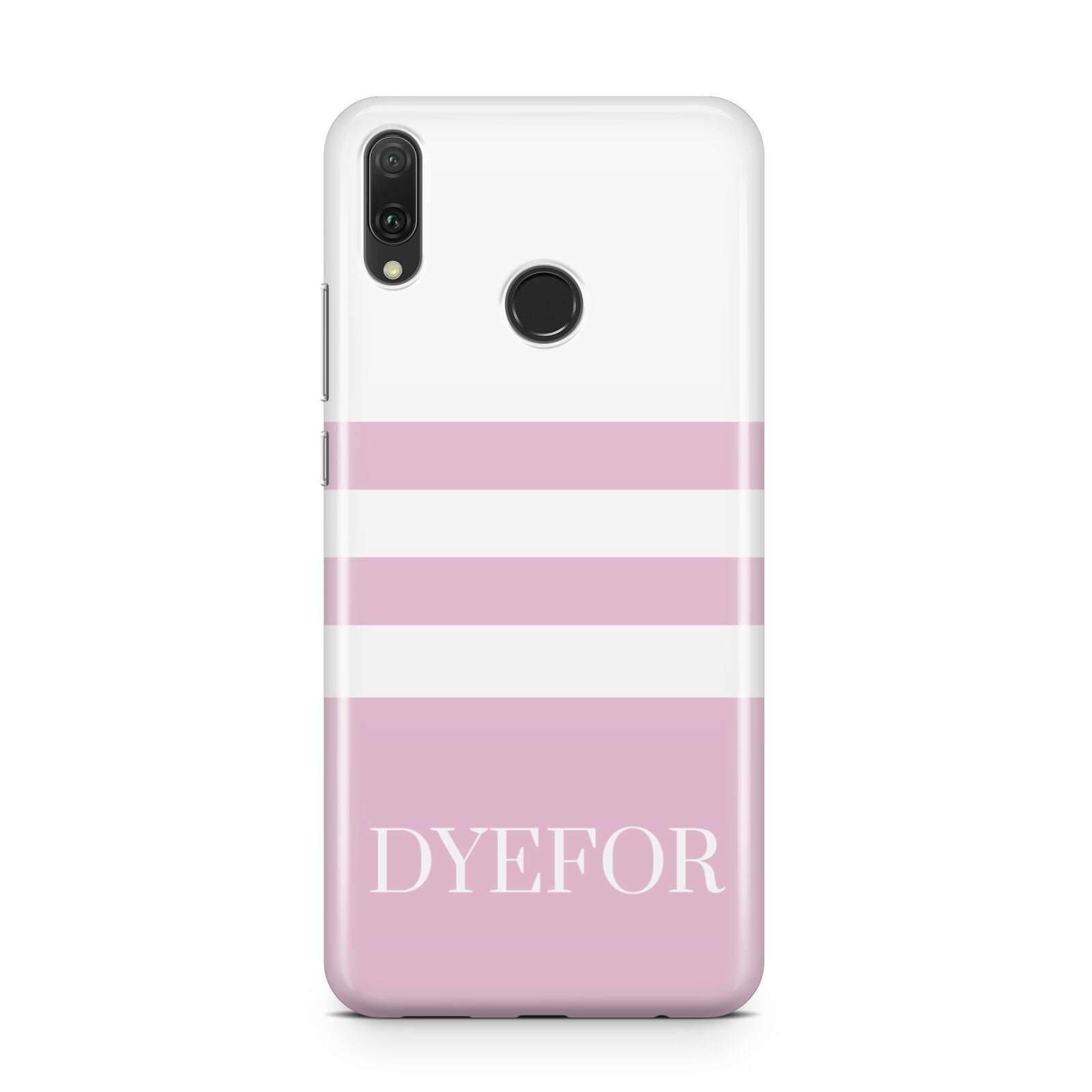 Personalised Name Striped Huawei Y9 2019