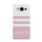 Personalised Name Striped Samsung Galaxy A5 Case
