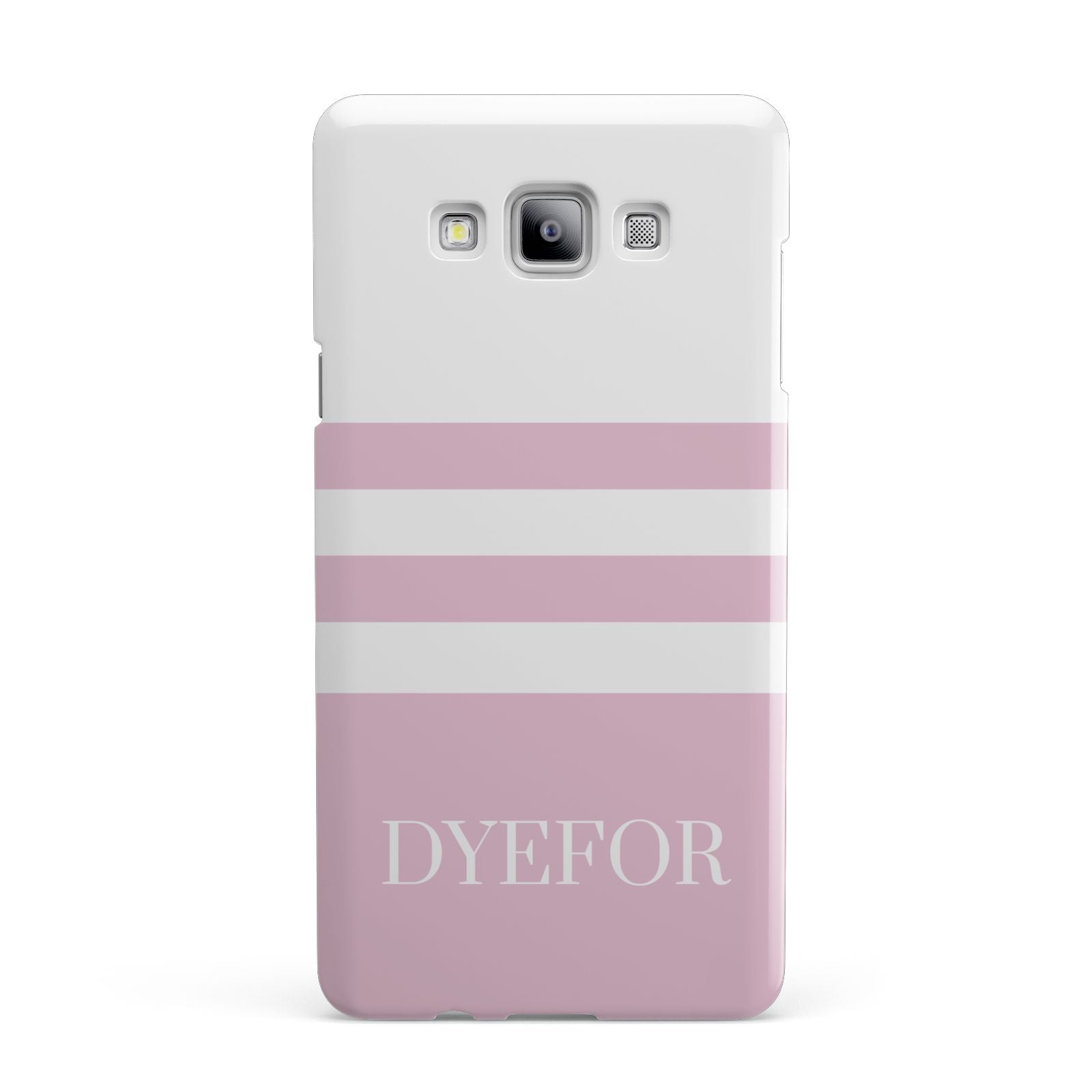 Personalised Name Striped Samsung Galaxy A7 2015 Case