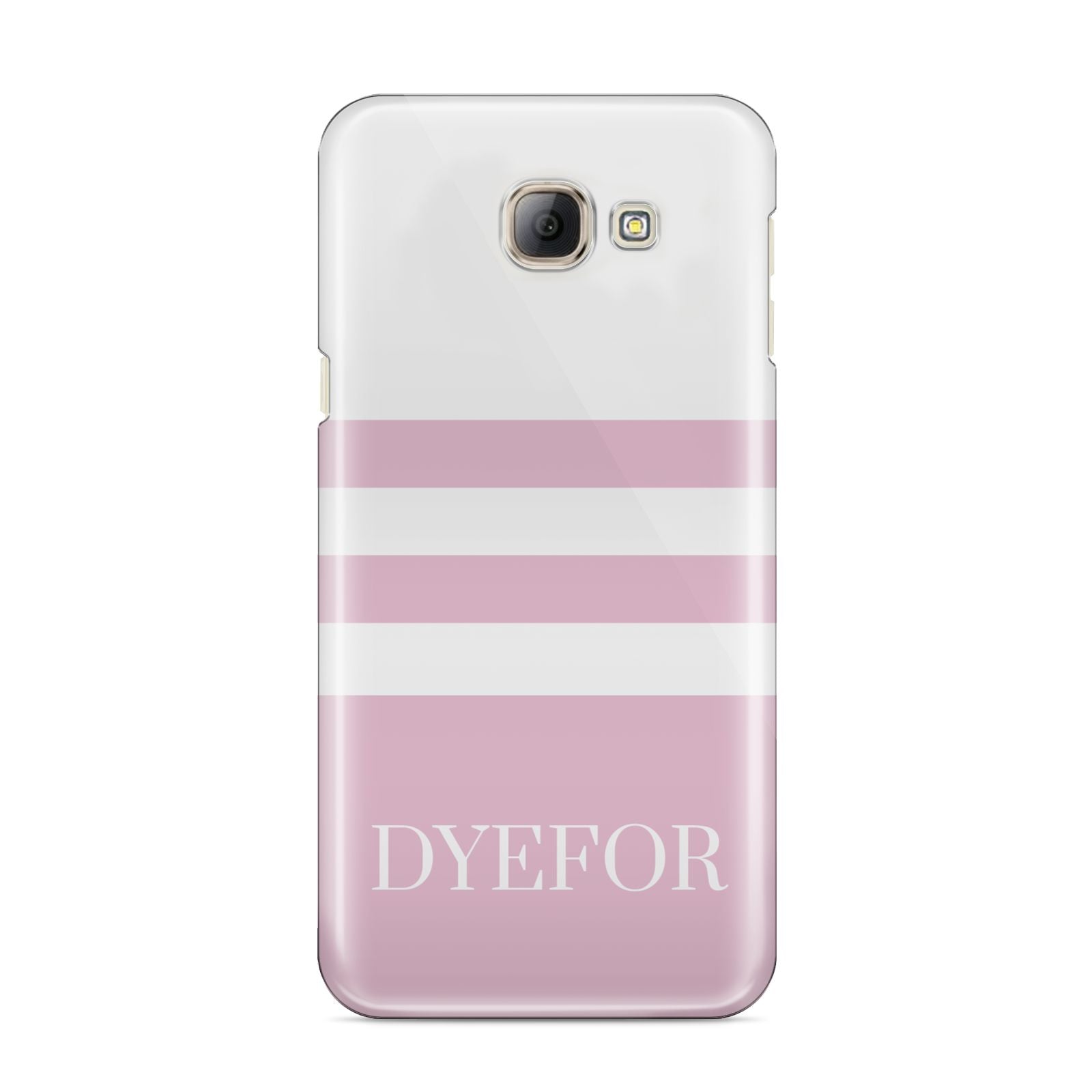 Personalised Name Striped Samsung Galaxy A8 2016 Case
