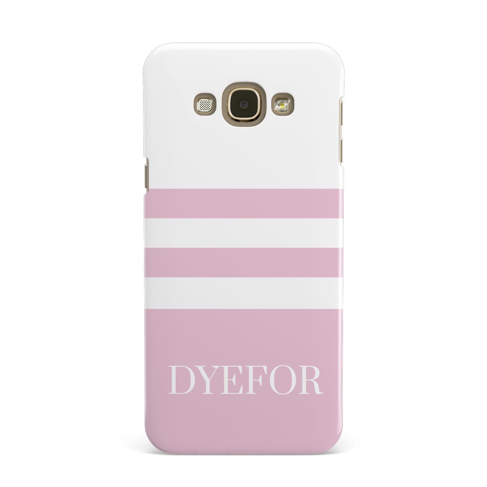 Personalised Name Striped Samsung Galaxy A8 Case