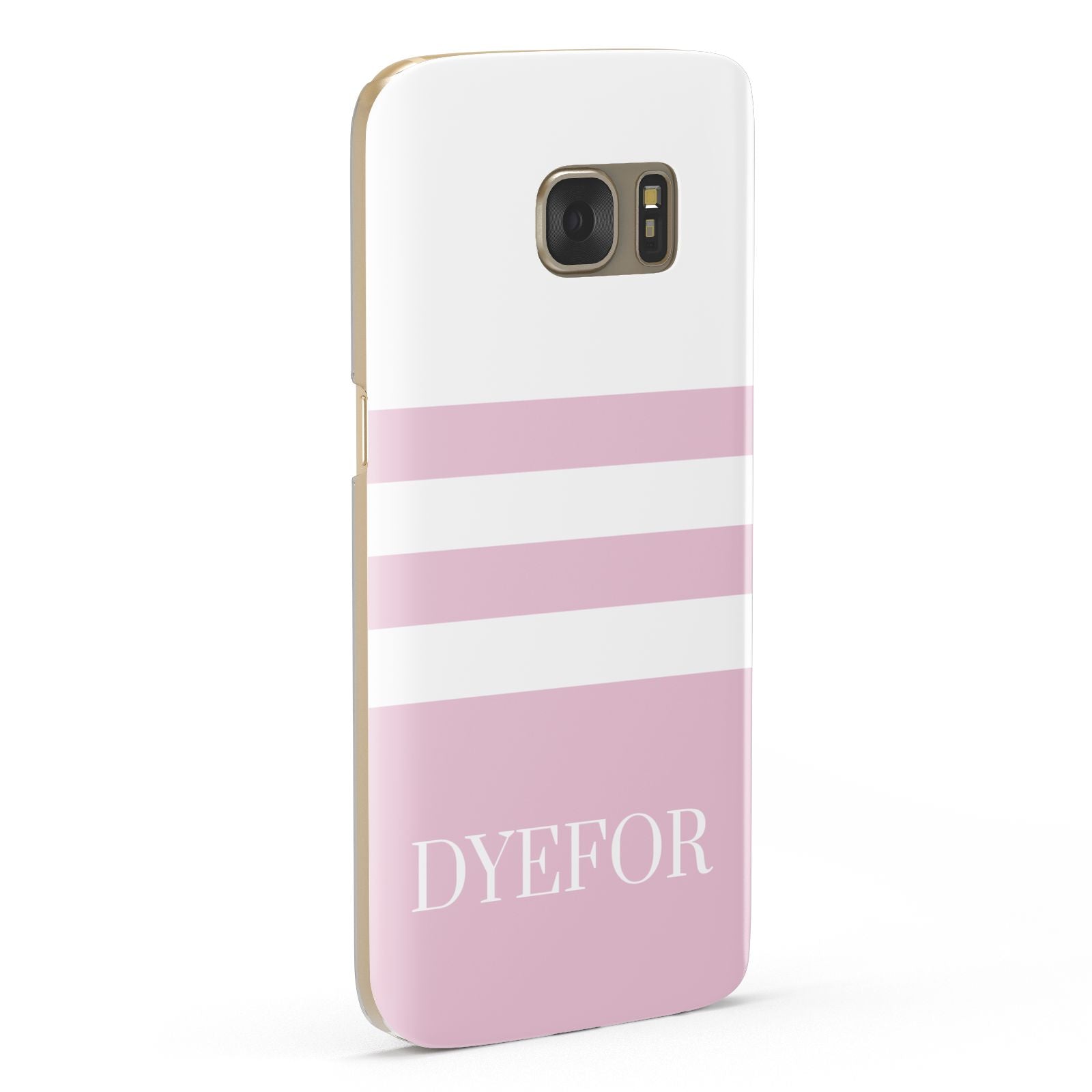 Personalised Name Striped Samsung Galaxy Case Fourty Five Degrees