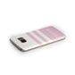 Personalised Name Striped Samsung Galaxy Case Side Close Up