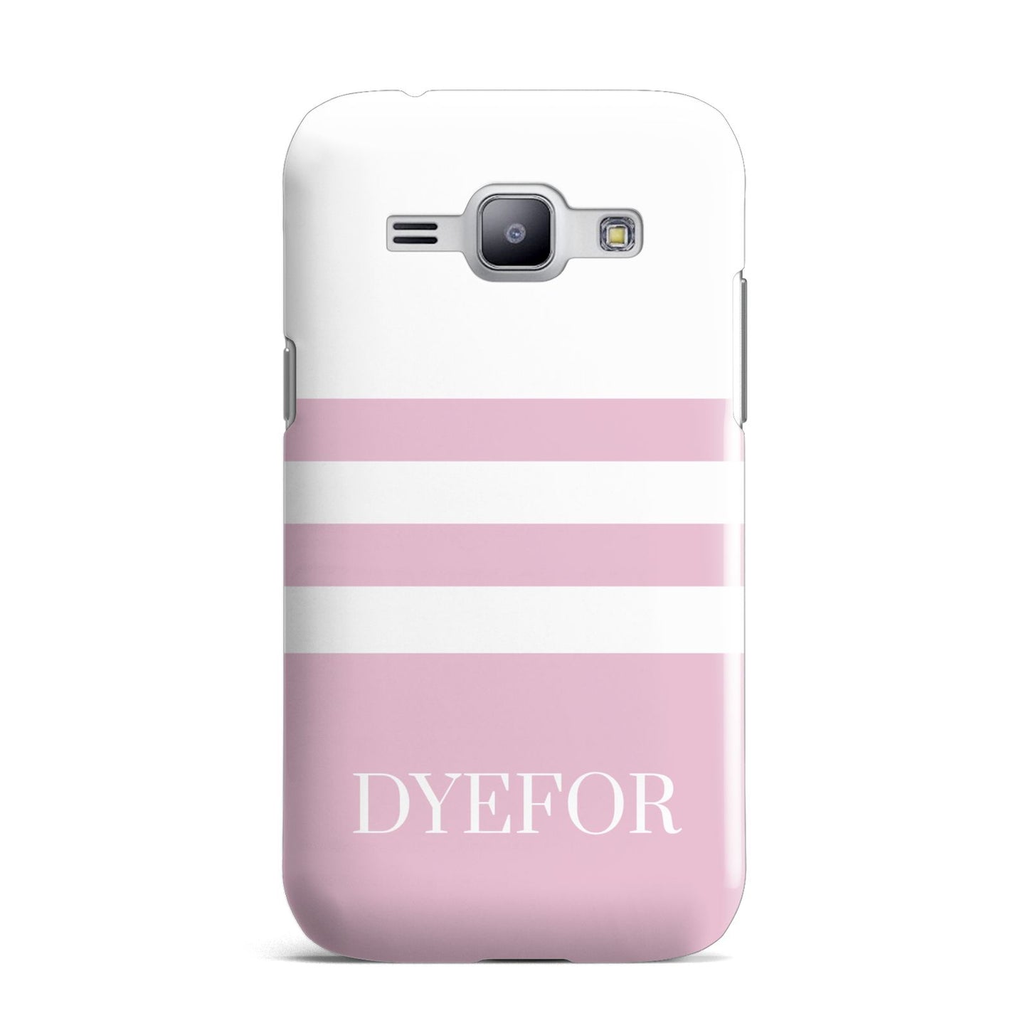 Personalised Name Striped Samsung Galaxy J1 2015 Case
