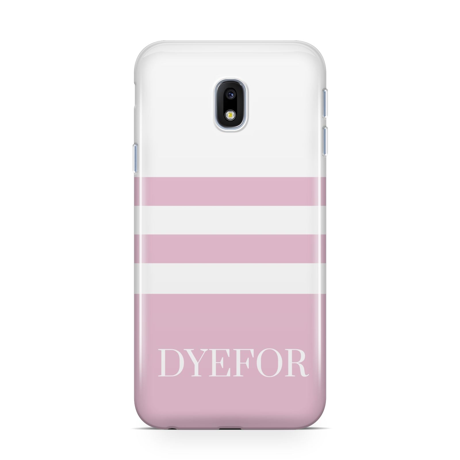 Personalised Name Striped Samsung Galaxy J3 2017 Case