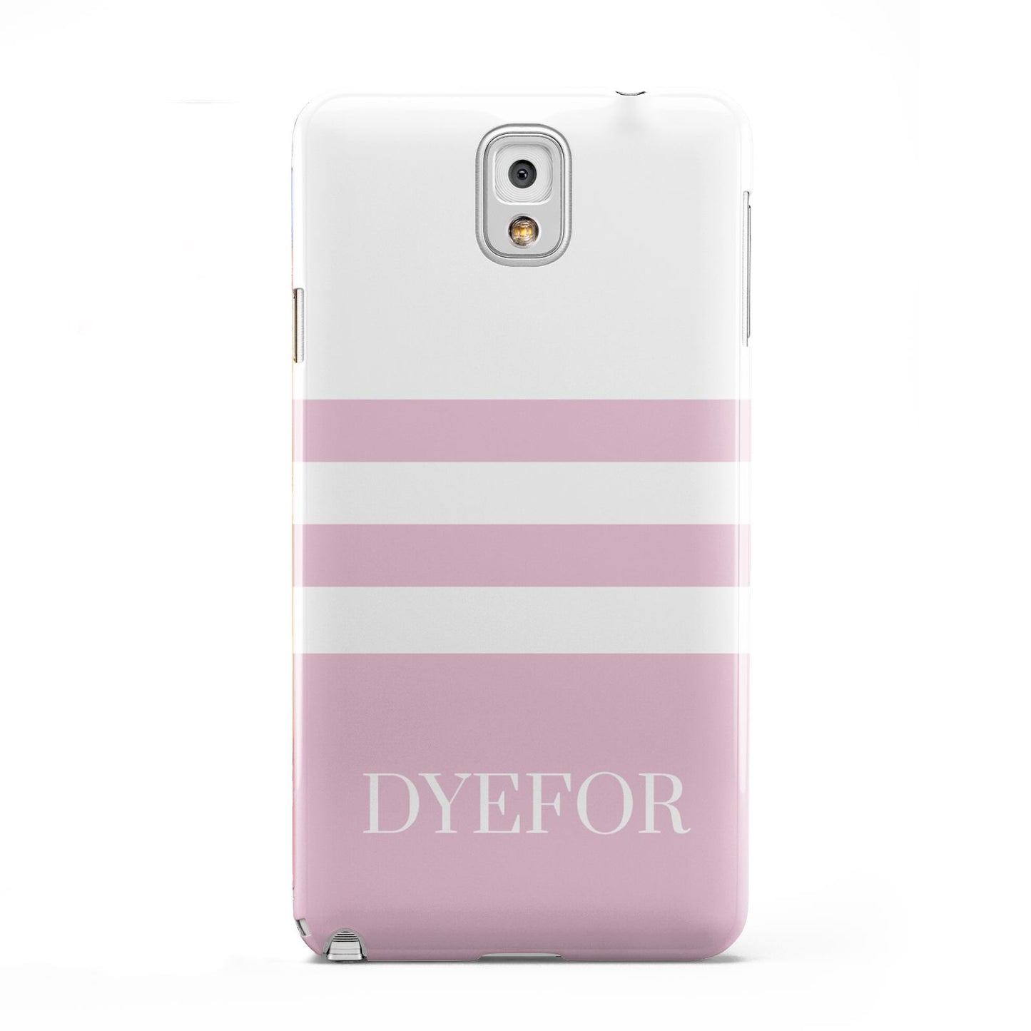 Personalised Name Striped Samsung Galaxy Note 3 Case
