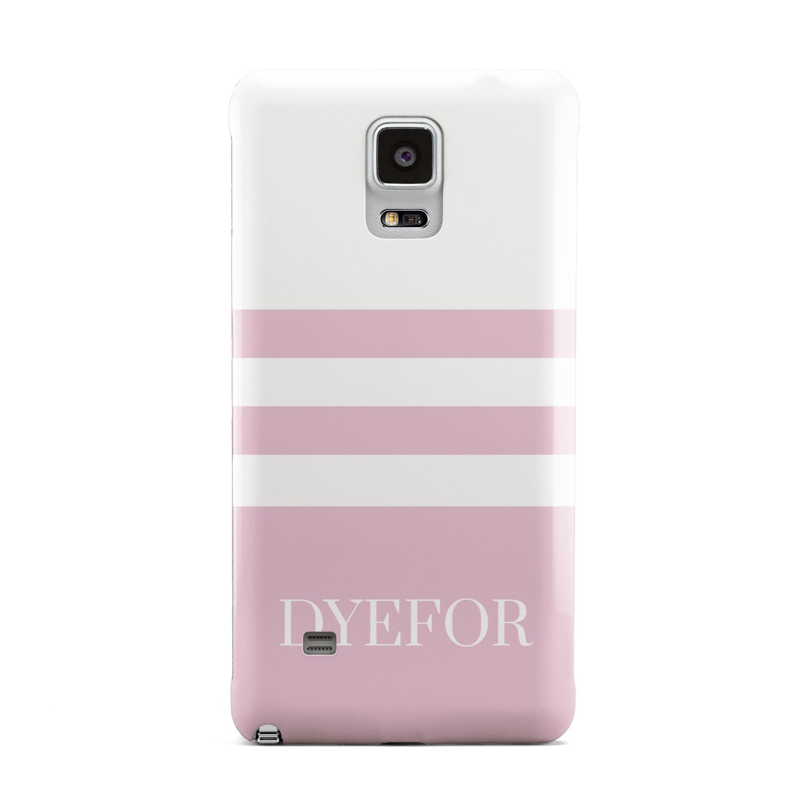 Personalised Name Striped Samsung Galaxy Note 4 Case