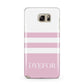 Personalised Name Striped Samsung Galaxy Note 5 Case