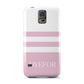 Personalised Name Striped Samsung Galaxy S5 Case