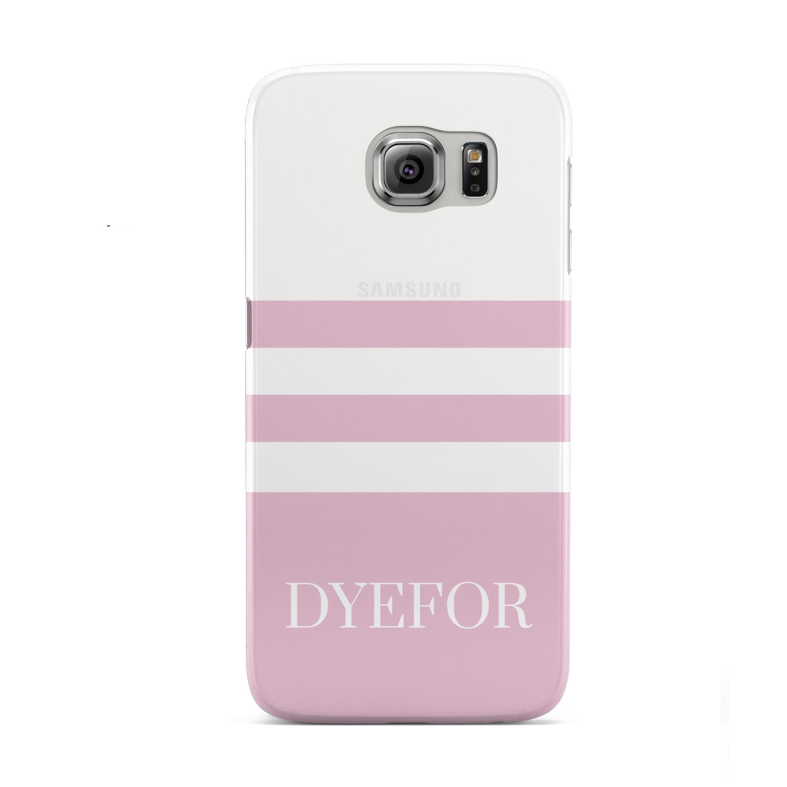 Personalised Name Striped Samsung Galaxy S6 Case